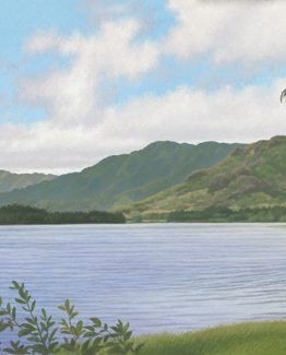 Moli'i Fishpond (Giclee Reproduction)