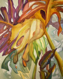 Monstera Competition (Original Watercolor)