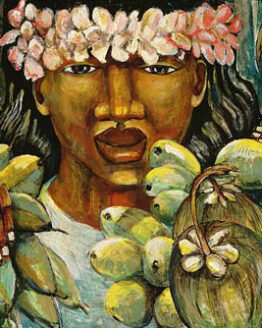 Banana Girl (Giclee Print on Canvas)