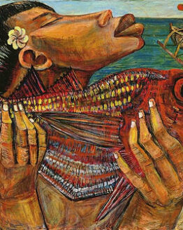 FISH CATCH (GICLEE PRINT ON CANVAS)