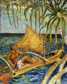 Outrigger (Giclee Print on Canvas)