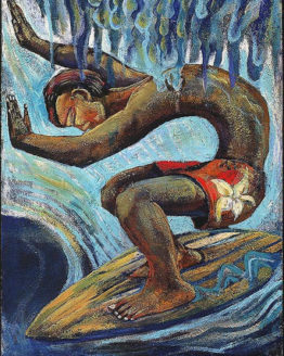 The Surfer (Giclee Print on Canvas)