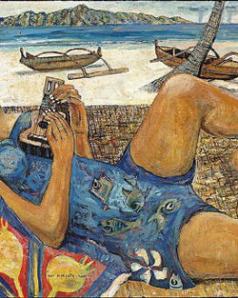 Ukulele Repose (Giclee Print on Canvas)