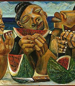 Watermelon (Giclee Print on Canvas)