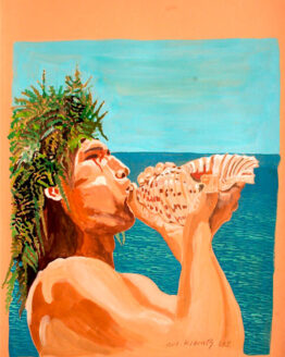 Conch Blower (Orig Oil Painting)