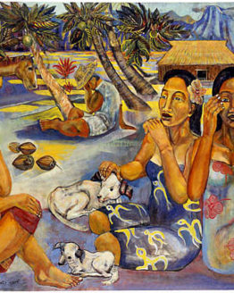 Under the Ulu Trees (Giclee Print on Canvas)