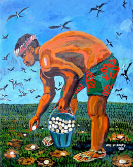 The Egg Collector (Original Oil Painting)