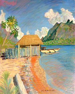 Fisherman's Hut (Original Oil Painting)