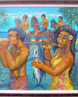 Ahi Walk (Original Oil Painting)