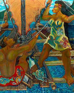 Polynesian Voyage (Giclee Print on Canvas)