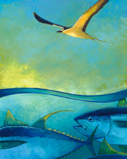 Above and Below (Giclee on Canvas)