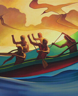 Channel Crossing (Giclee on Canvas)