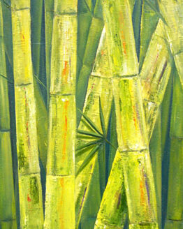 Jungle Bamboo (Original Oil on Canvas)