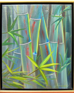 Shaded Bamboo (Original Oil Painting)