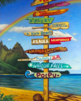 Kauai Signs (Print on Paper)