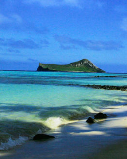 Rabbit Island, Oahu (Giclee on Canvas)
