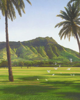 Diamond Head Afternoon (Giclee Reproduction)