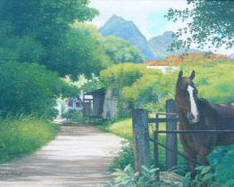 Maunawili Farm (Giclee Reproduction)