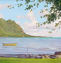 Chinaman's Hat Kualoa (Giclee Reproduction)