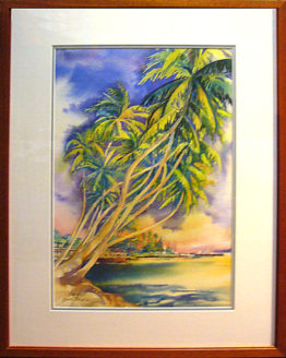 Front Street in Gold (Original Watercolor)