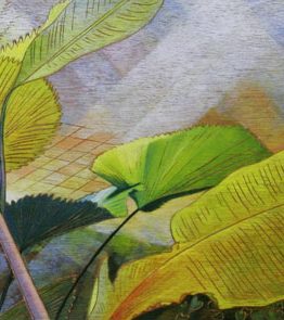 Warm Light Between a Blossom (Giclee on Canvas)