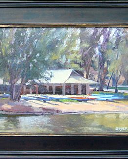 Kailua Canoe Hale (Original Oil Painting)