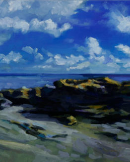 Sculpted Rocks (Original Oil on Canvas)