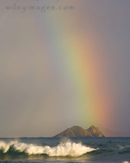 Kaohikaipu Island Rainbow (Photo on Metal)