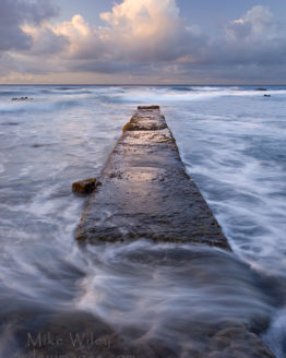 Ocean Path Vert 2 (Photo on Metal)