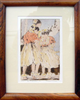 Ho'omakaukau iku (Original Etching)