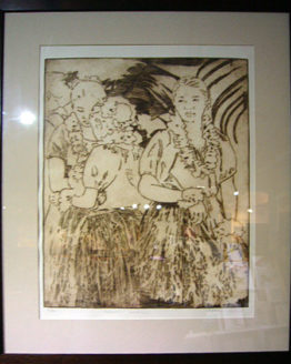 Kamali'i Wahine (Original Etching)
