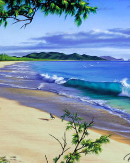 Waimanalo Shore Break (Print on Paper)