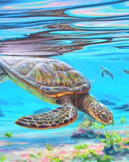 Honu Delight (Original Acrylic on Canvas)