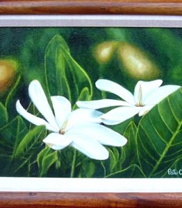 Tiare Gardenia (Original Oil Painting)