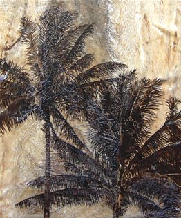Coconut Tree Two Times (Original Oil Painting)