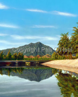 Kailua Beach Park Morning (Giclee on Canvas)