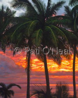Waikane Sunrise (Giclee on Canvas)