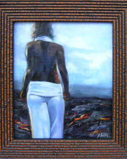 Lava's Edge (Original oil painting on canvas)