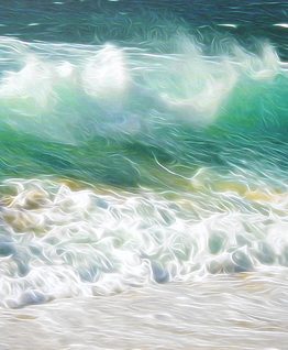 North Shore Break (Giclee on Canvas)
