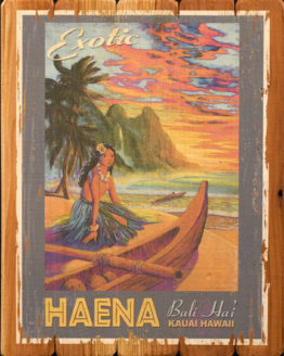 Haena Bali Hai (Giclee on Redwood)