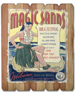 Magic Sands (Giclee on Redwood)