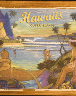 Outer Islands (Giclee on Redwood)