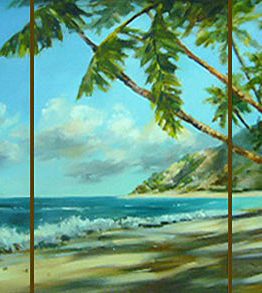 "Tradewind" (Giclee Triptik on Canvas)