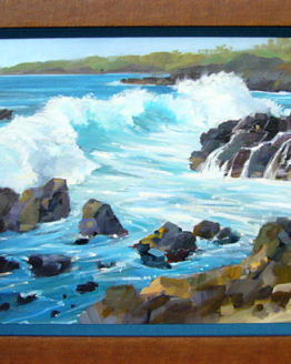 Sunlit Surf (Original Oil on Canvas)