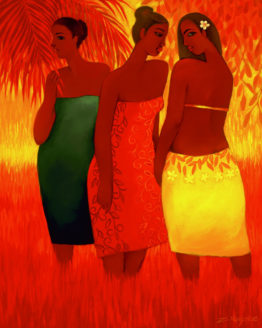 Golden Garden (Giclee Print on Canvas)