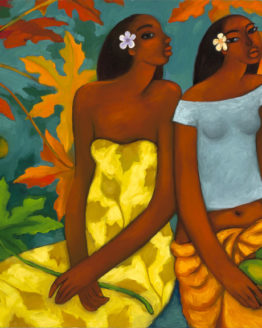 Papaya Girls (Giclee Print on Canvas)