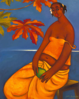 Green Papaya (Print on Paper)