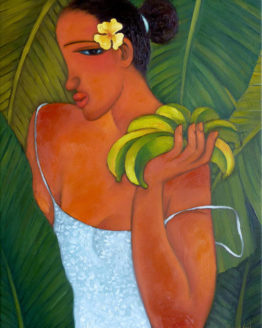 Ripe Banana (Giclee Reproduction on Canvas)