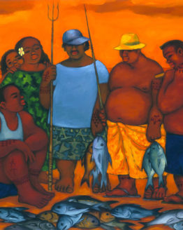 Share the Catch (Giclee Reproduction on Canvas)