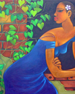 Vine Covered Wall (Giclee on Canvas)